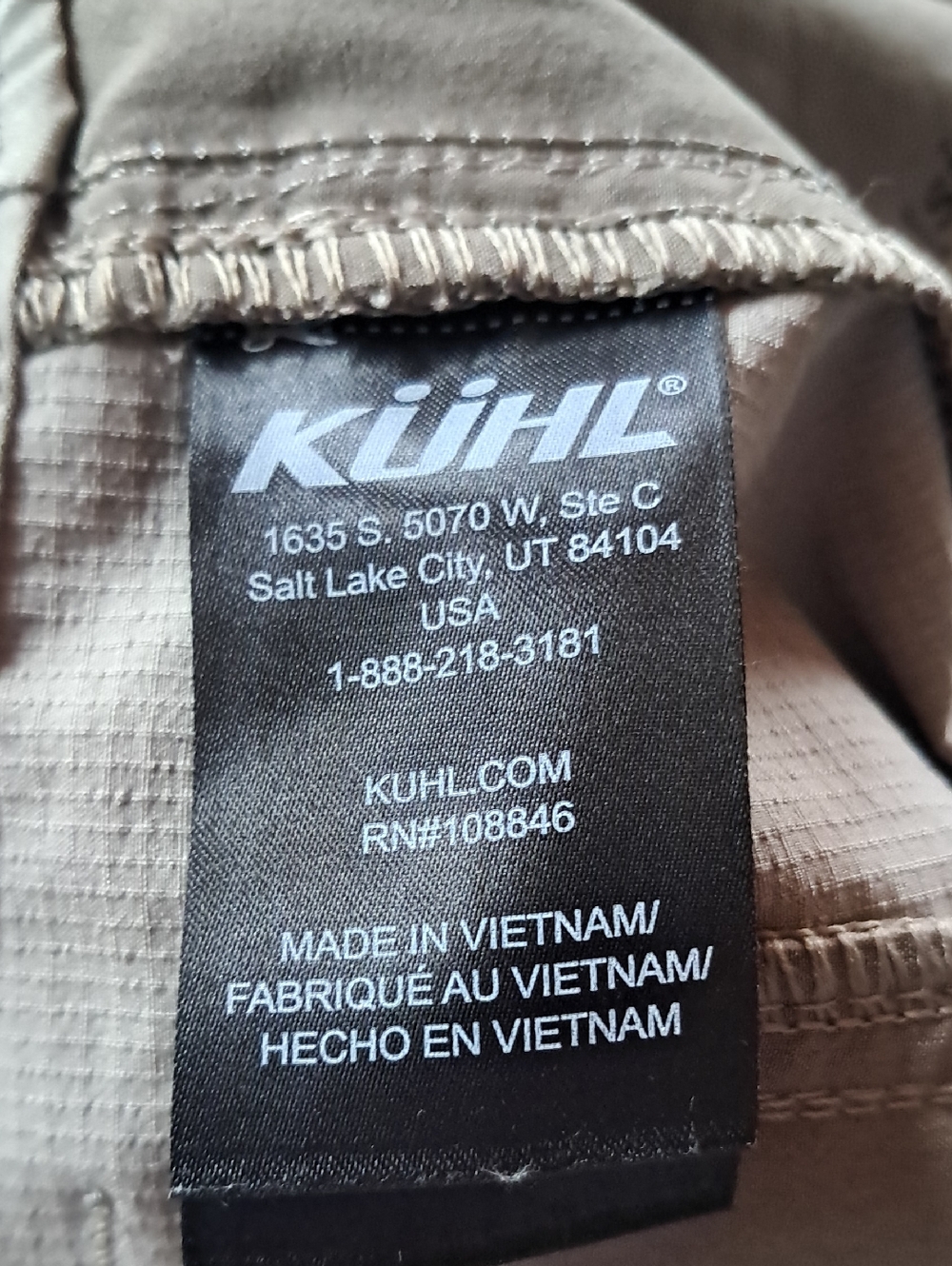 Kuhl Men's Pants in Light Gray/Tan - Picture 7 of 7